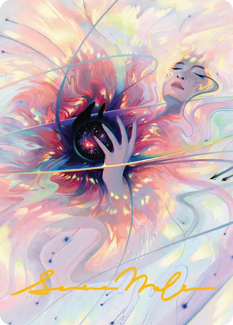 Beyond the Quiet Art Card (Gold-Stamped Signature) [Edge of Eternities Art Series] | Card Citadel