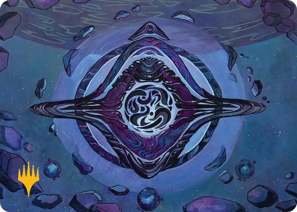 Archenemy's Charm Art Card (Gold-Stamped Planeswalker Symbol) [Edge of Eternities Art Series] | Card Citadel