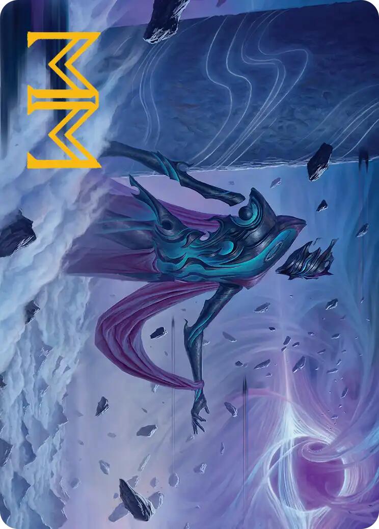 Bygone Colossus Art Card (Gold-Stamped Signature) [Edge of Eternities Art Series] | Card Citadel