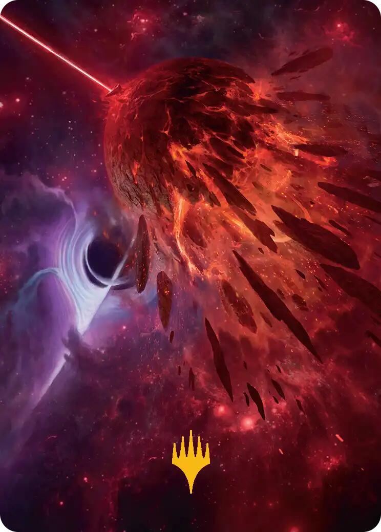Kavaron, Memorial World Art Card (Gold-Stamped Planeswalker Symbol) [Edge of Eternities Art Series] | Card Citadel