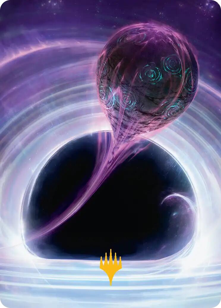 Susur Secundi, Void Altar Art Card (Gold-Stamped Planeswalker Symbol) [Edge of Eternities Art Series] | Card Citadel