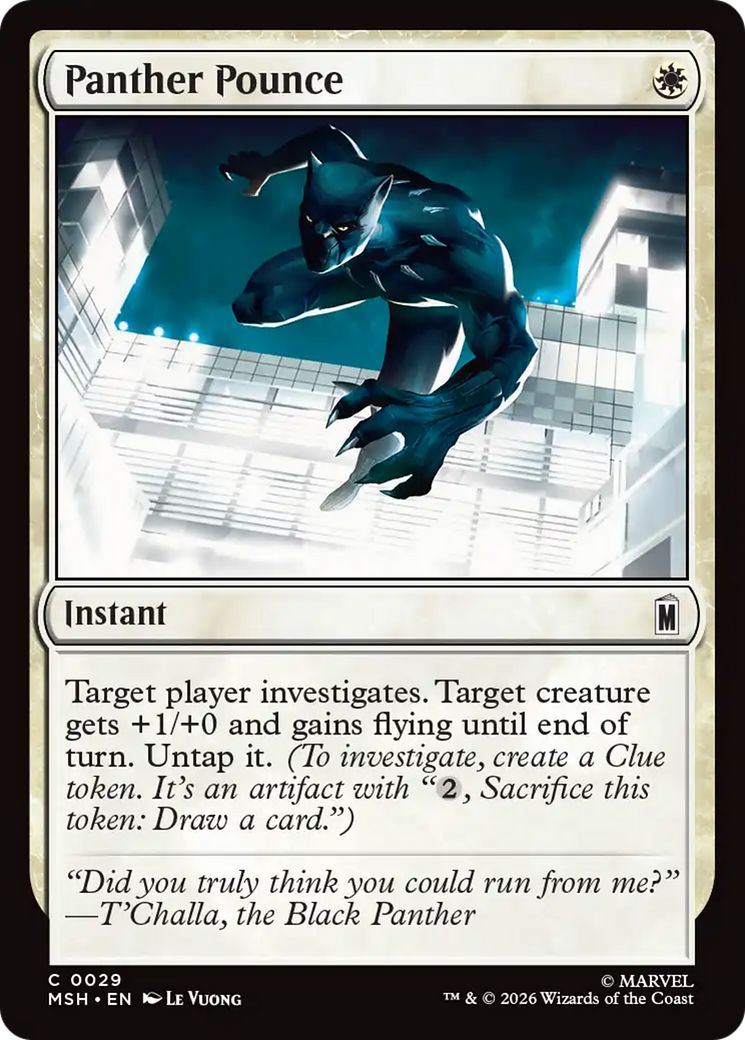 Panther Pounce [Marvel Super Heroes] | Card Citadel