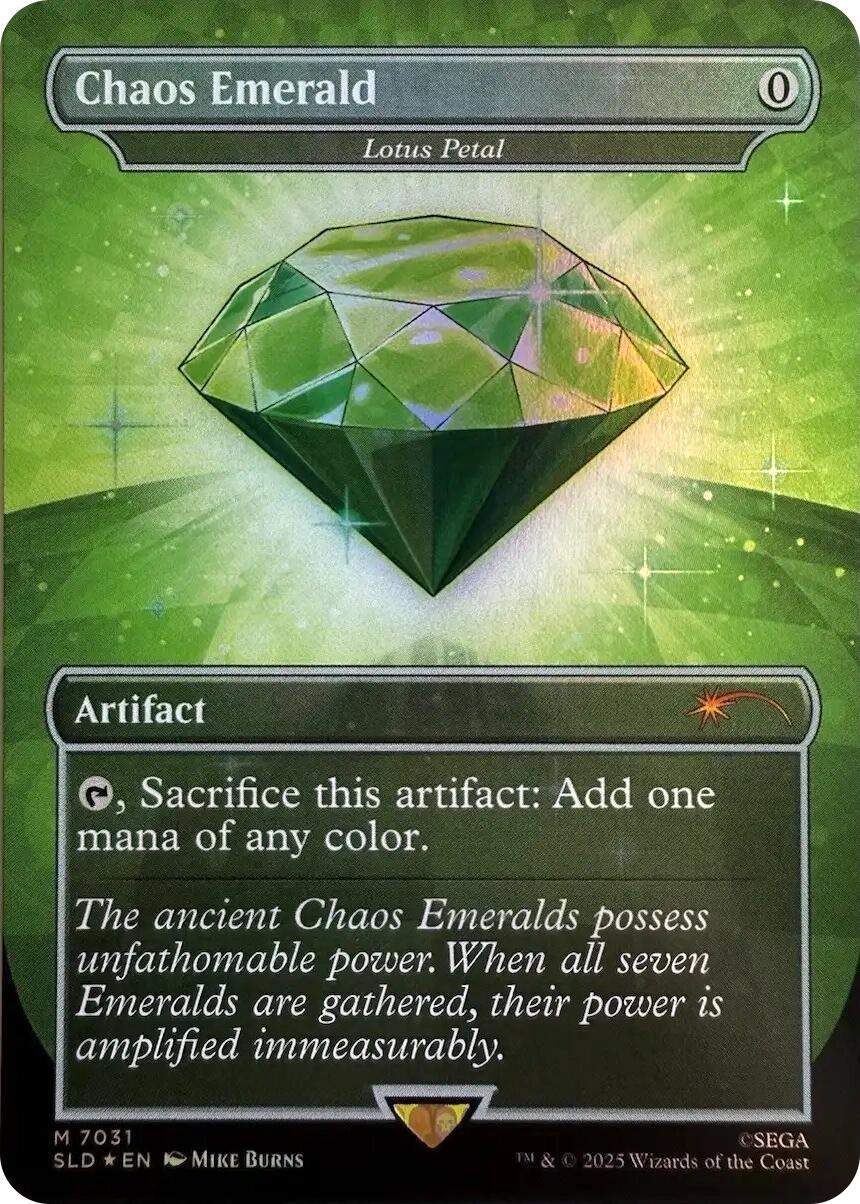 Chaos Emerald - Lotus Petal (7031) [Secret Lair Drop Series] | Card Citadel