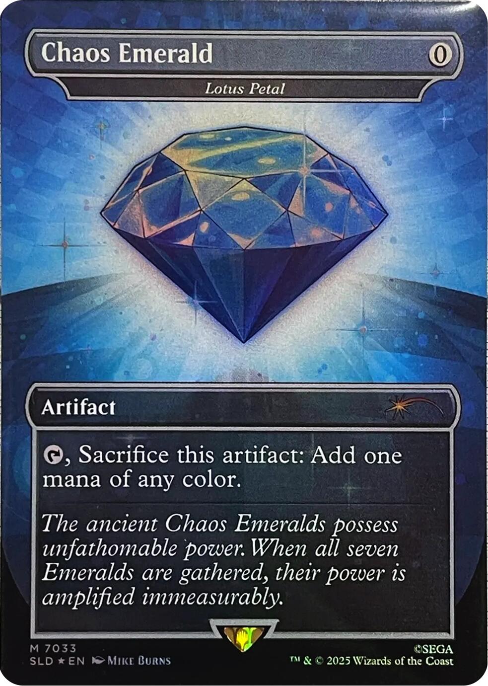 Chaos Emerald - Lotus Petal (7033) [Secret Lair Drop Series] | Card Citadel