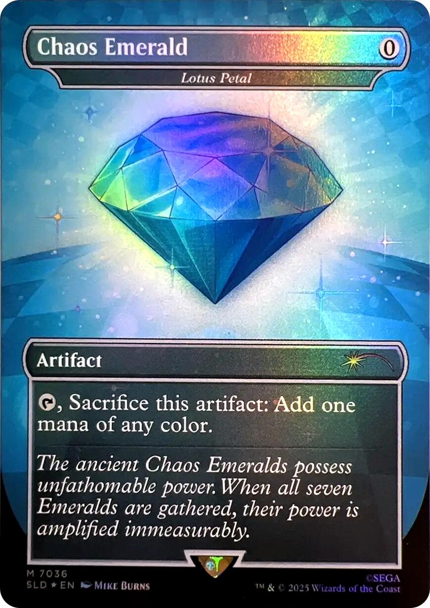 Chaos Emerald - Lotus Petal (7036) [Secret Lair Drop Series] | Card Citadel