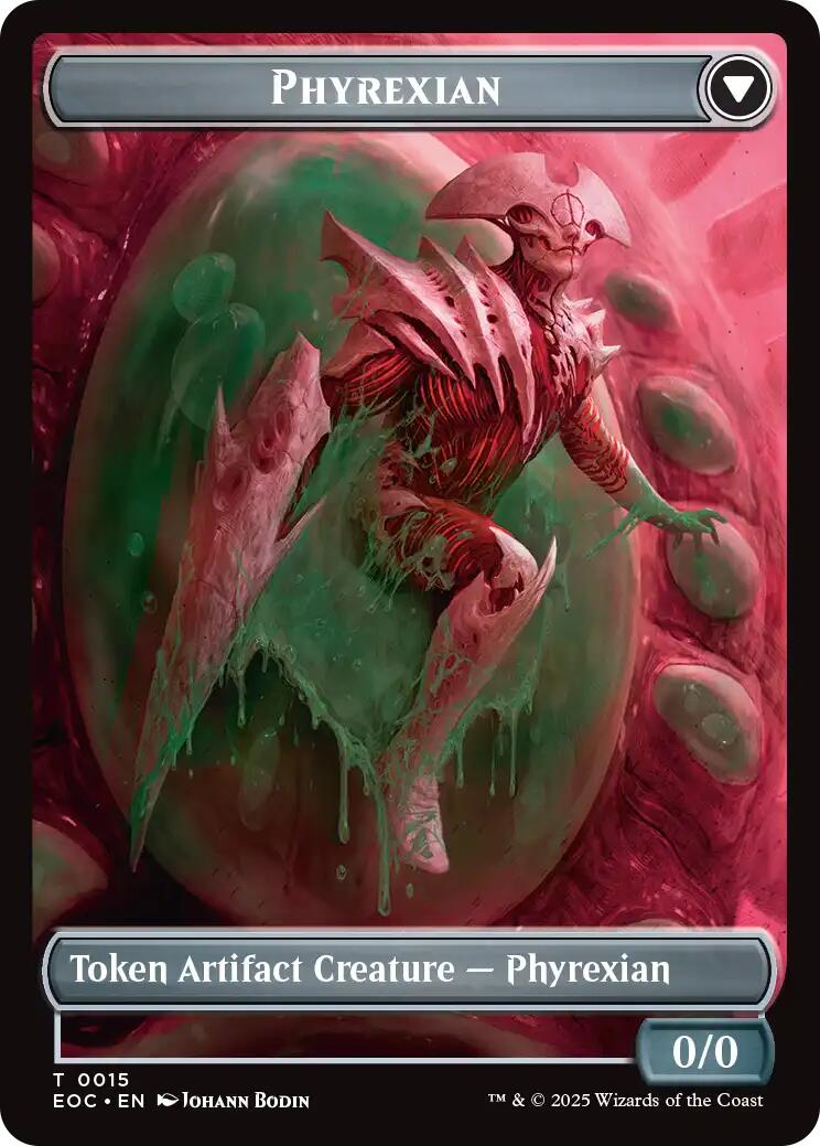 Incubator // Phyrexian Double-Sided Token [Edge of Eternities Commander Tokens] | Card Citadel