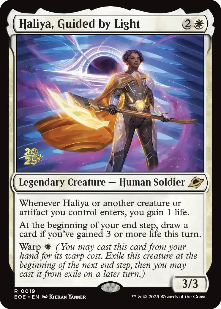 Haliya, Guided by Light [Edge of Eternities Prerelease Promos] | Card Citadel