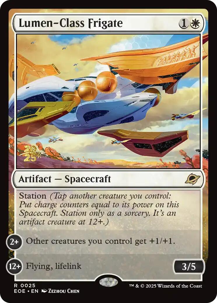 Lumen-Class Frigate [Edge of Eternities Prerelease Promos] | Card Citadel