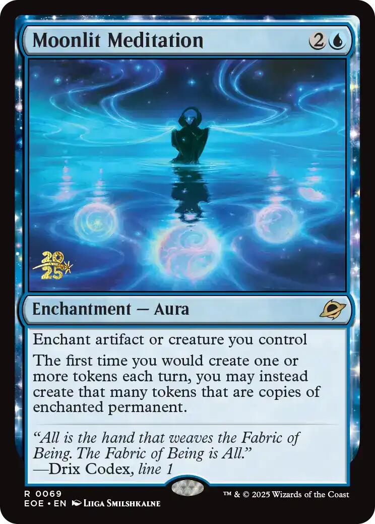 Moonlit Meditation [Edge of Eternities Prerelease Promos] | Card Citadel