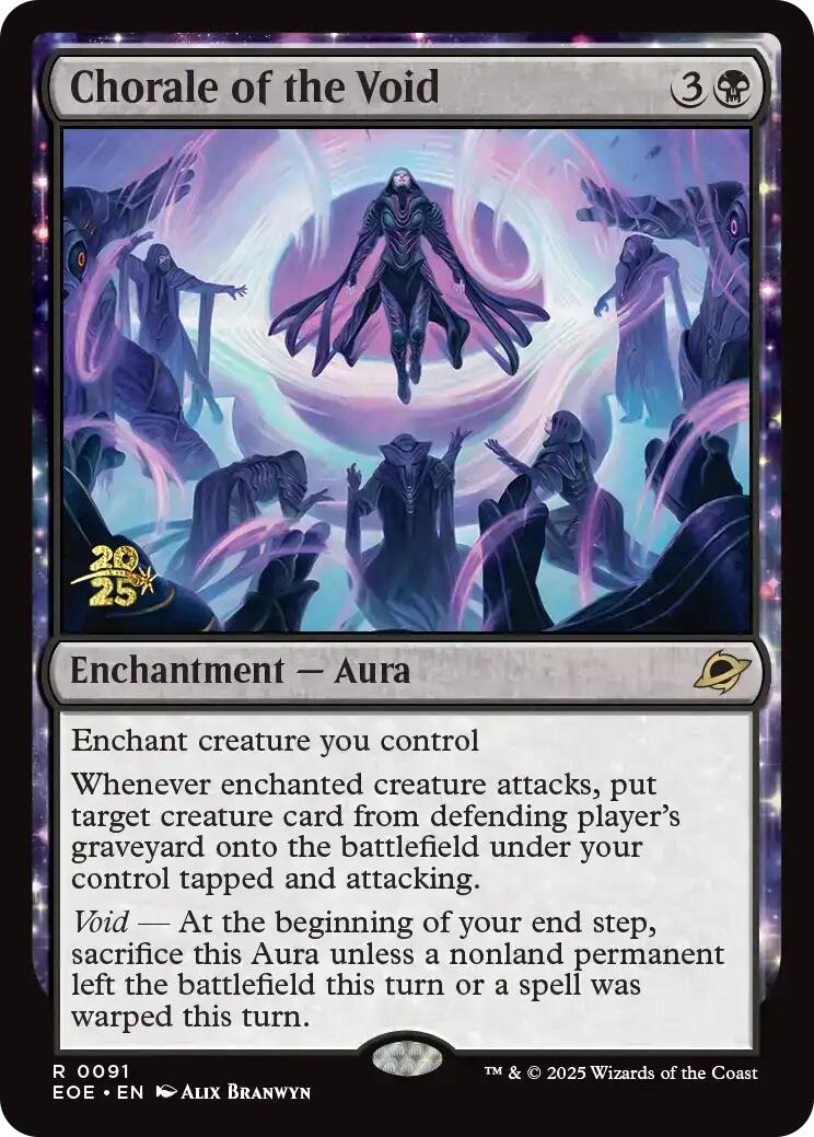 Chorale of the Void [Edge of Eternities Prerelease Promos] | Card Citadel