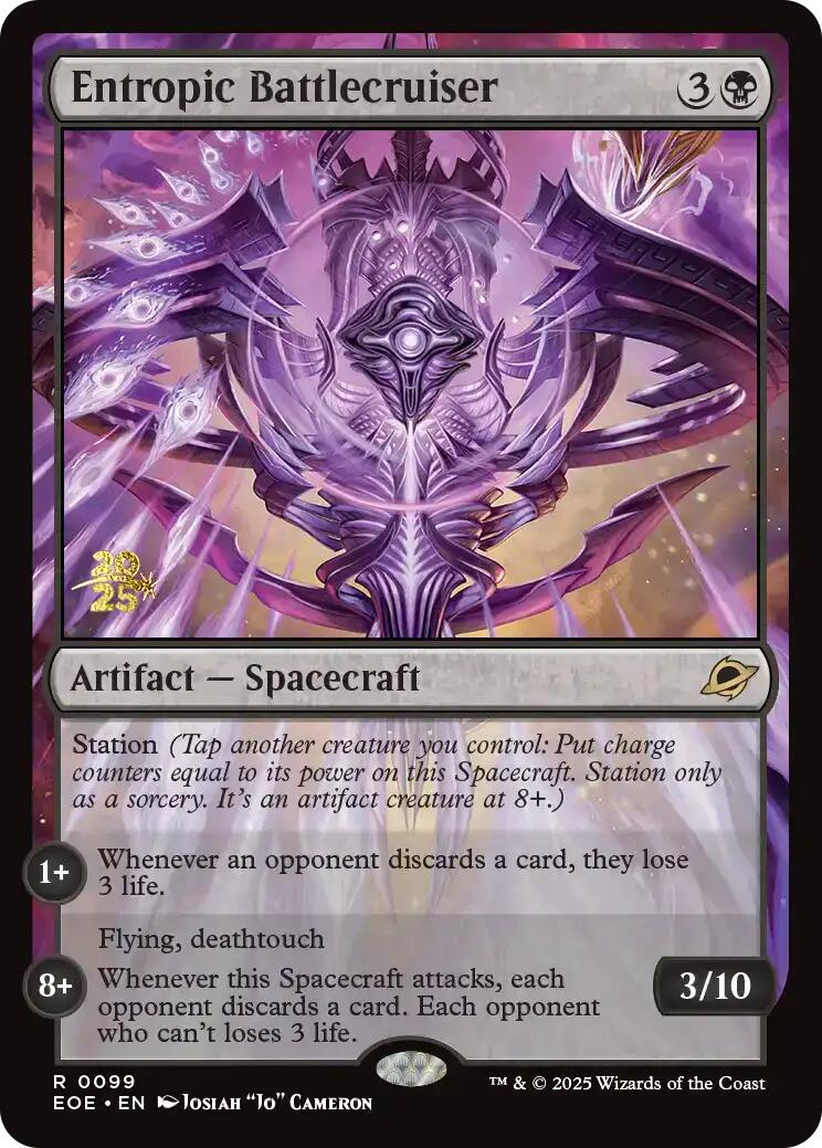 Entropic Battlecruiser [Edge of Eternities Prerelease Promos] | Card Citadel