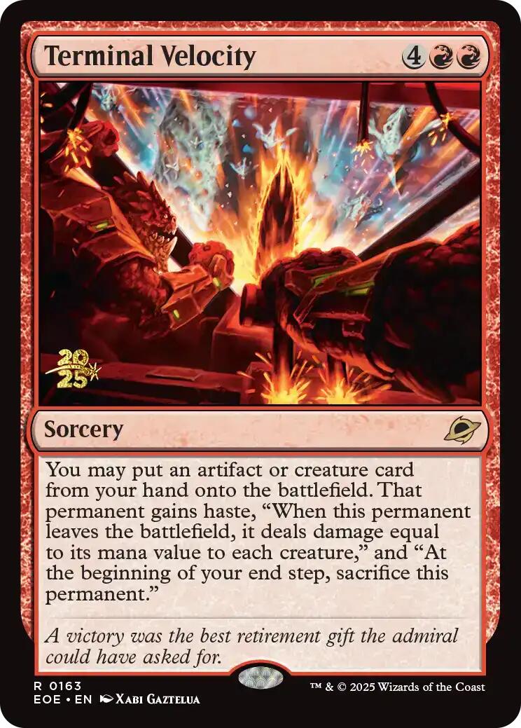 Terminal Velocity [Edge of Eternities Prerelease Promos] | Card Citadel