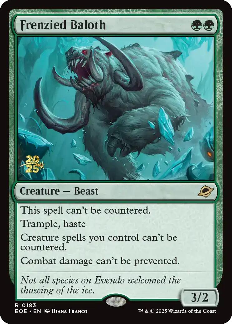 Frenzied Baloth [Edge of Eternities Prerelease Promos] | Card Citadel