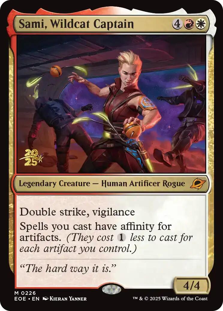 Sami, Wildcat Captain [Edge of Eternities Prerelease Promos] | Card Citadel