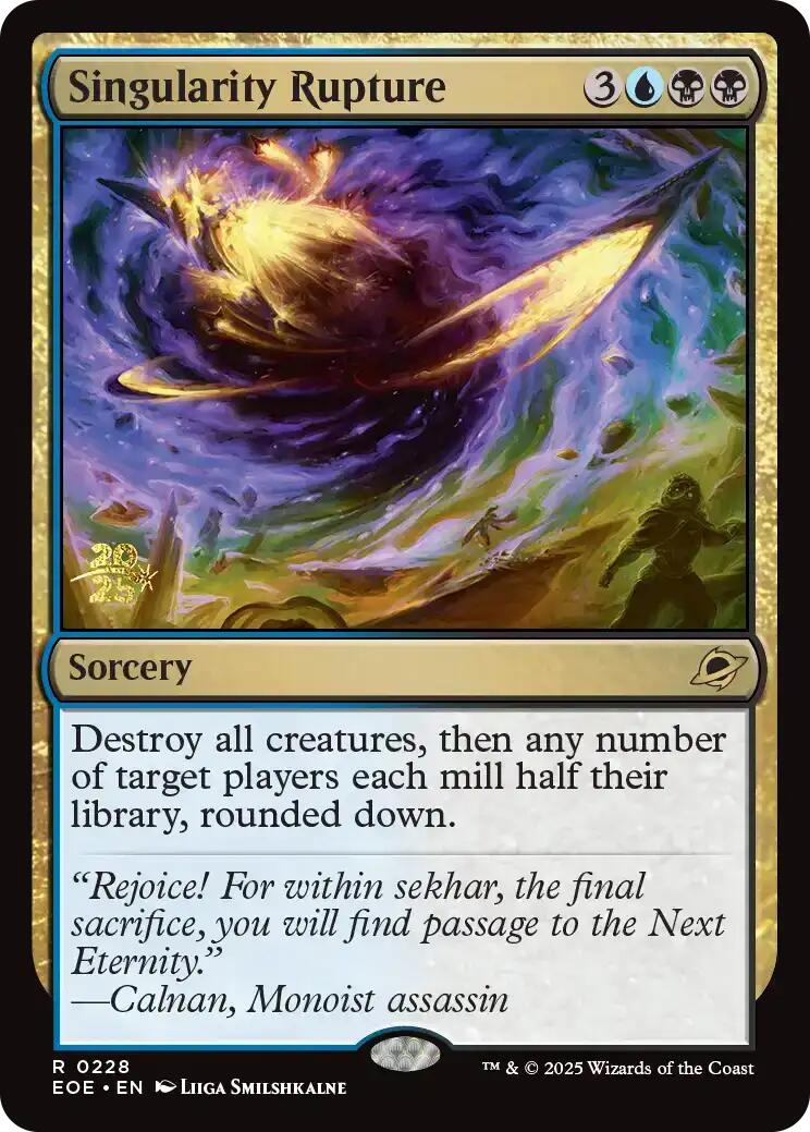 Singularity Rupture [Edge of Eternities Prerelease Promos] | Card Citadel