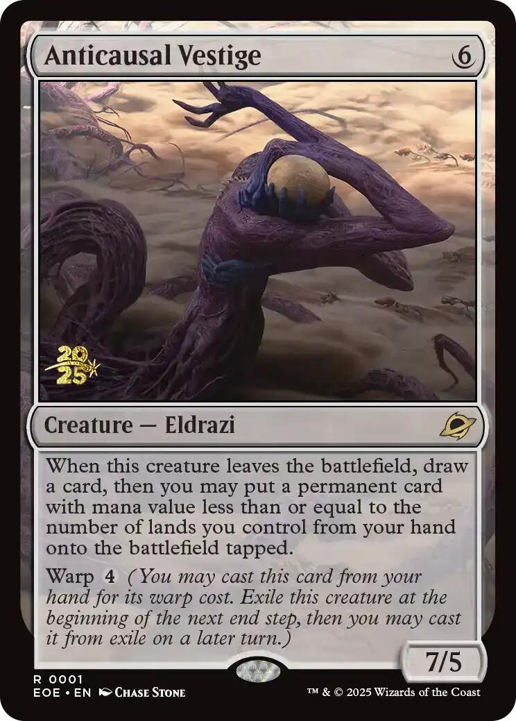 Anticausal Vestige [Edge of Eternities Prerelease Promos] | Card Citadel