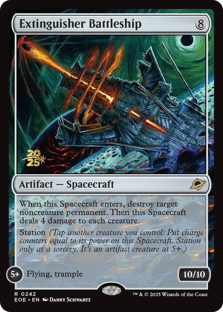 Extinguisher Battleship [Edge of Eternities Prerelease Promos] | Card Citadel