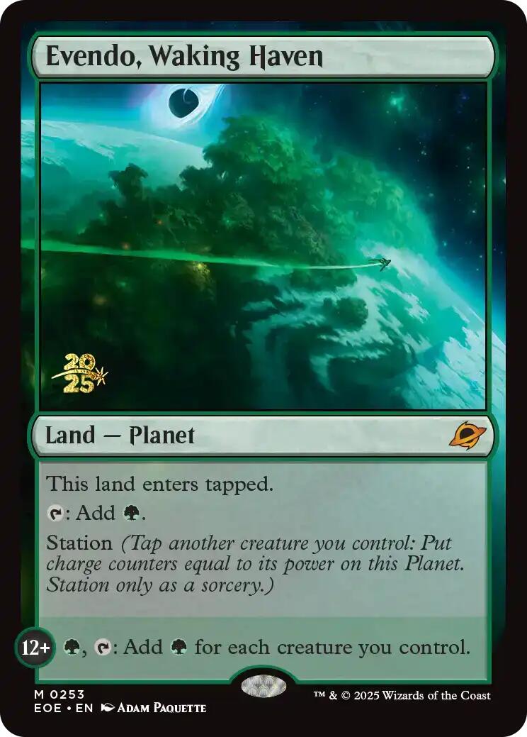 Evendo, Waking Haven [Edge of Eternities Prerelease Promos] | Card Citadel