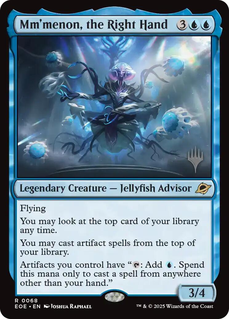 Mm'menon, the Right Hand [Edge of Eternities Promo Pack] | Card Citadel