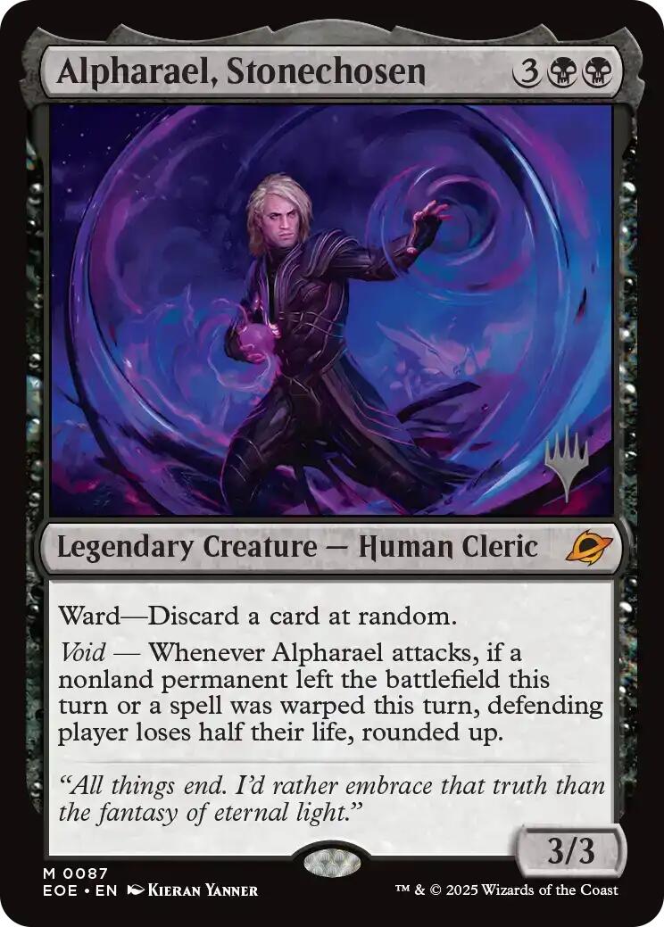 Alpharael, Stonechosen [Edge of Eternities Promo Pack] | Card Citadel