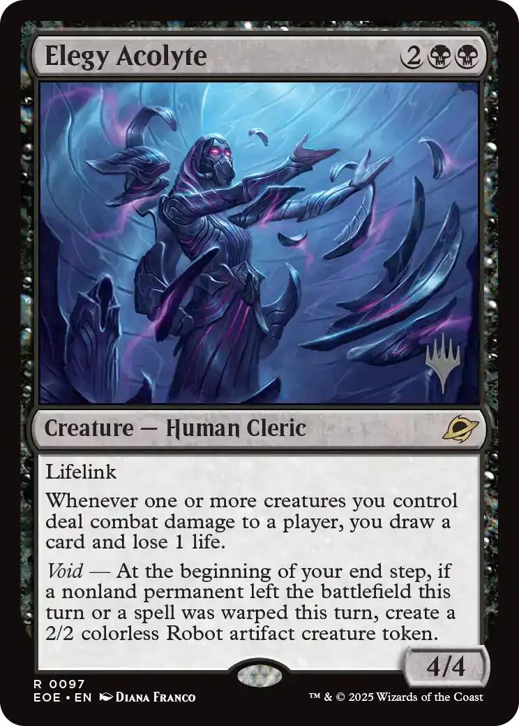 Elegy Acolyte [Edge of Eternities Promo Pack] | Card Citadel
