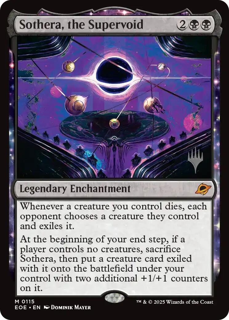 Sothera, the Supervoid (Promo Pack) [Edge of Eternities Promo Pack] | Card Citadel