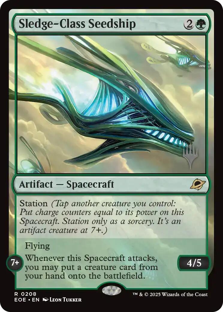 Sledge-Class Seedship [Edge of Eternities Promo Pack] | Card Citadel