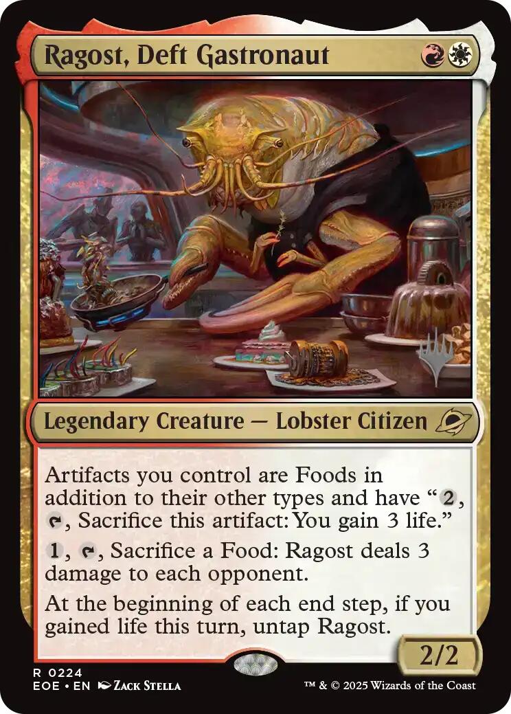 Ragost, Deft Gastronaut [Edge of Eternities Promo Pack] | Card Citadel