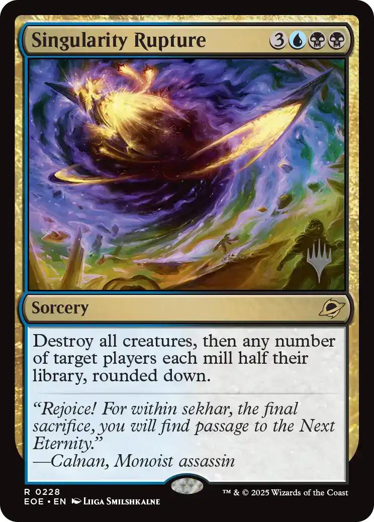 Singularity Rupture (Promo Pack) [Edge of Eternities Promo Pack] | Card Citadel