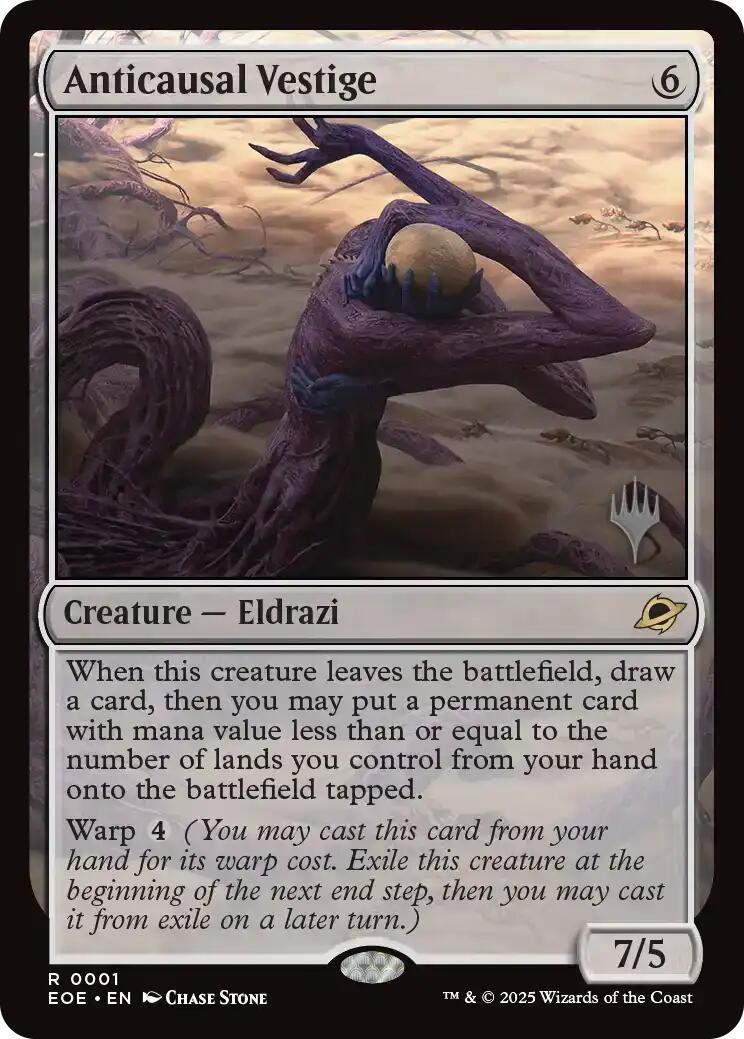 Anticausal Vestige [Edge of Eternities Promo Pack] | Card Citadel