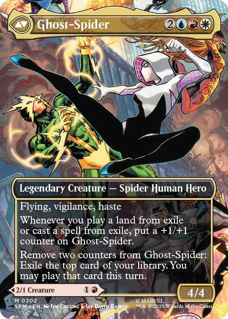 Gwen Stacy (0202) (Borderless) [Marvel's Spider-Man] | Card Citadel