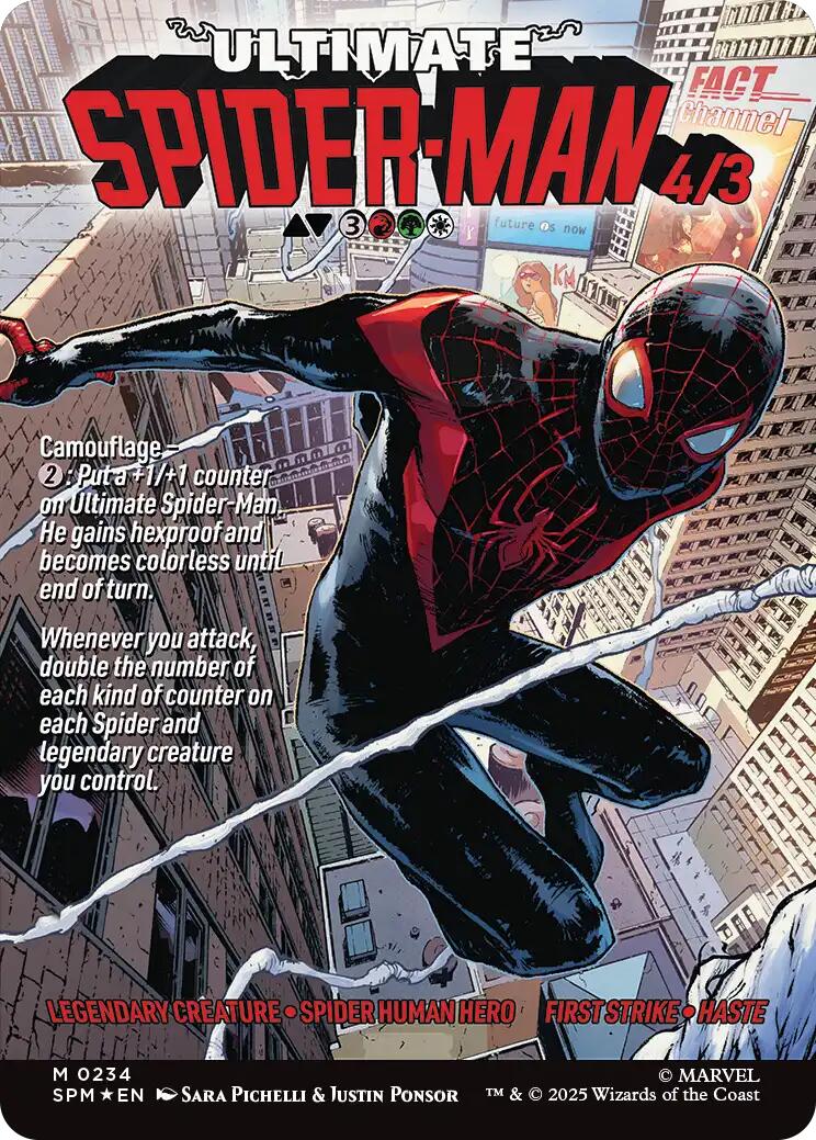 Miles Morales (0234) (Borderless) [Marvel's Spider-Man] | Card Citadel