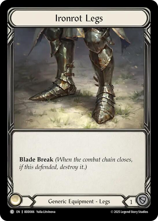 Ironrot Legs [BDD006] (Bravo Demo Deck) | Card Citadel