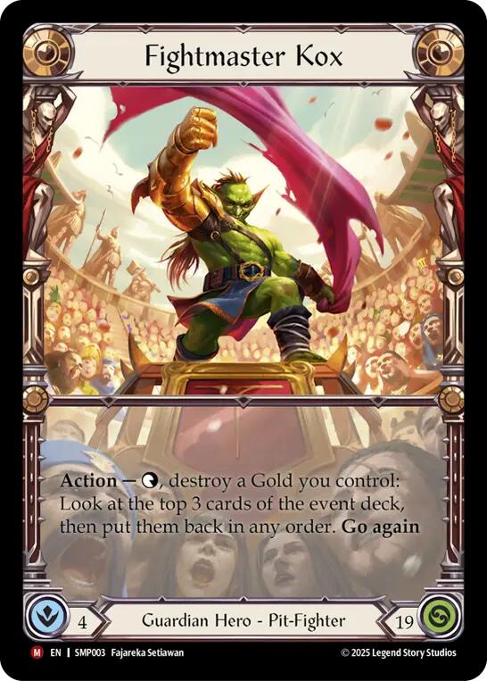 Fightmaster Kox [SMP003] (Smash Palace) | Card Citadel