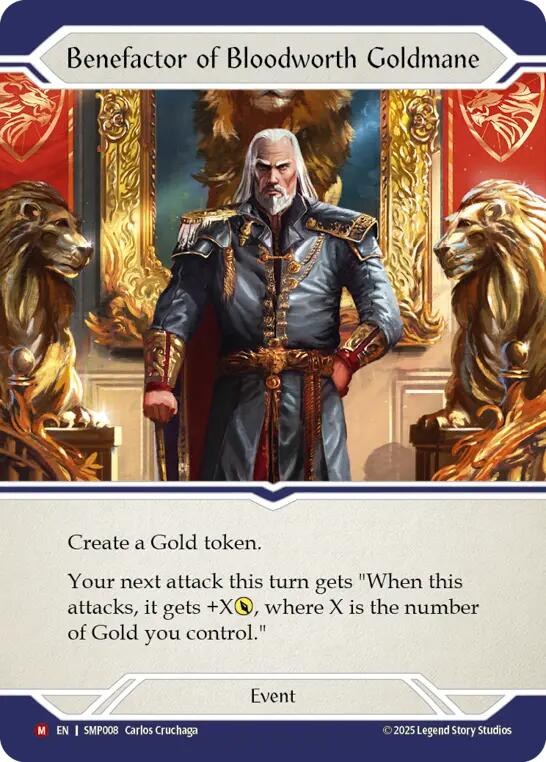 Benefactor of Bloodworth Goldmane [SMP008] (Smash Palace) | Card Citadel