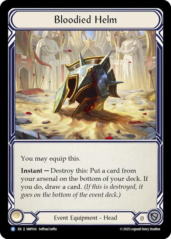 Bloodied Helm [SMP014] (Smash Palace) | Card Citadel