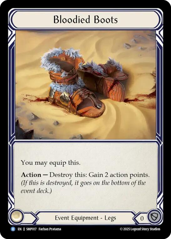 Bloodied Boots [SMP017] (Smash Palace) | Card Citadel