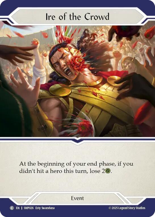 Ire of the Crowd [SMP026] (Smash Palace) | Card Citadel