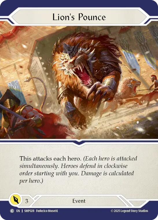 Lion's Pounce [SMP028] (Smash Palace) | Card Citadel