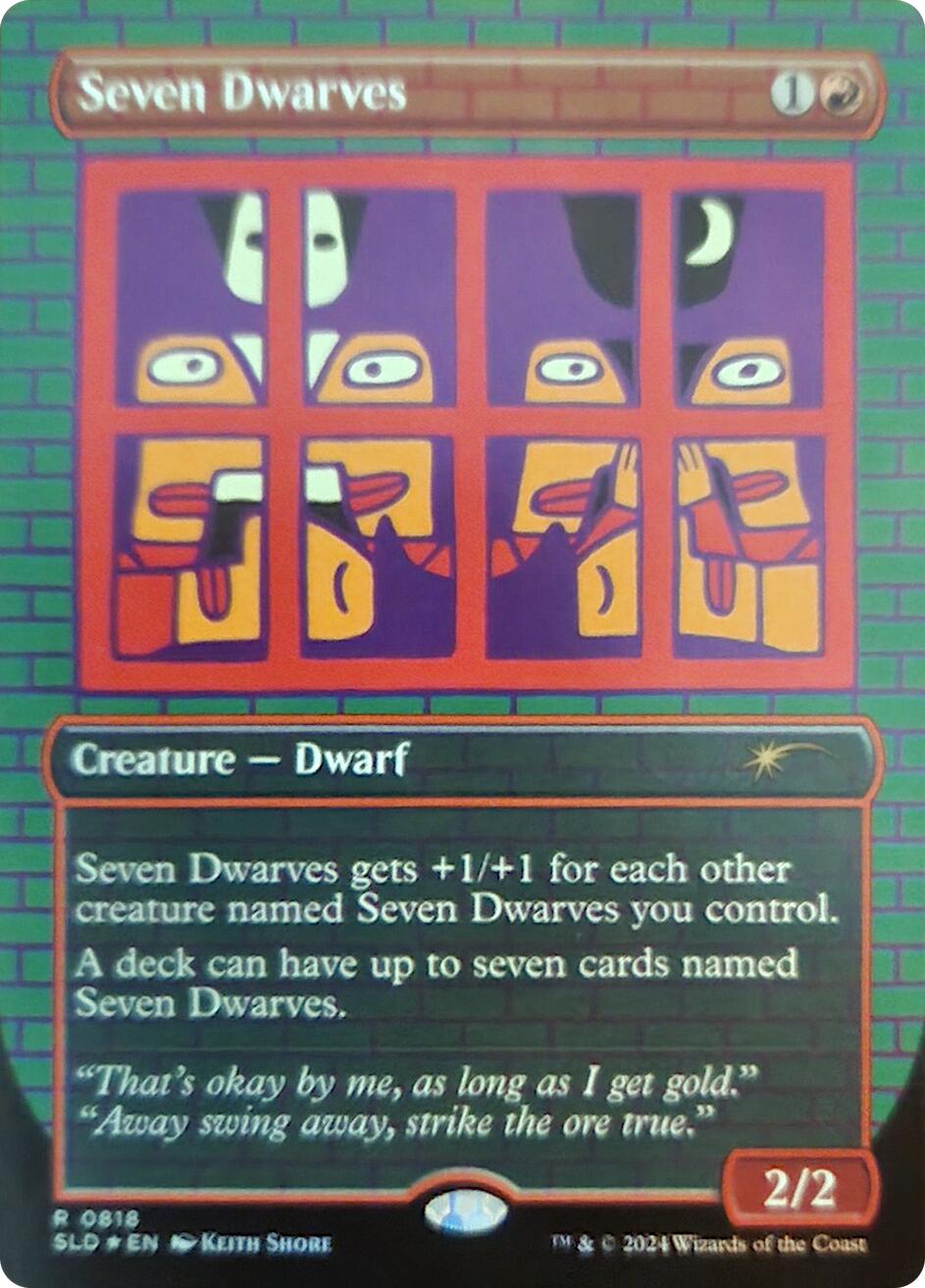 Seven Dwarves (0818) (Rainbow Foil) [Secret Lair Drop Series] | Card Citadel