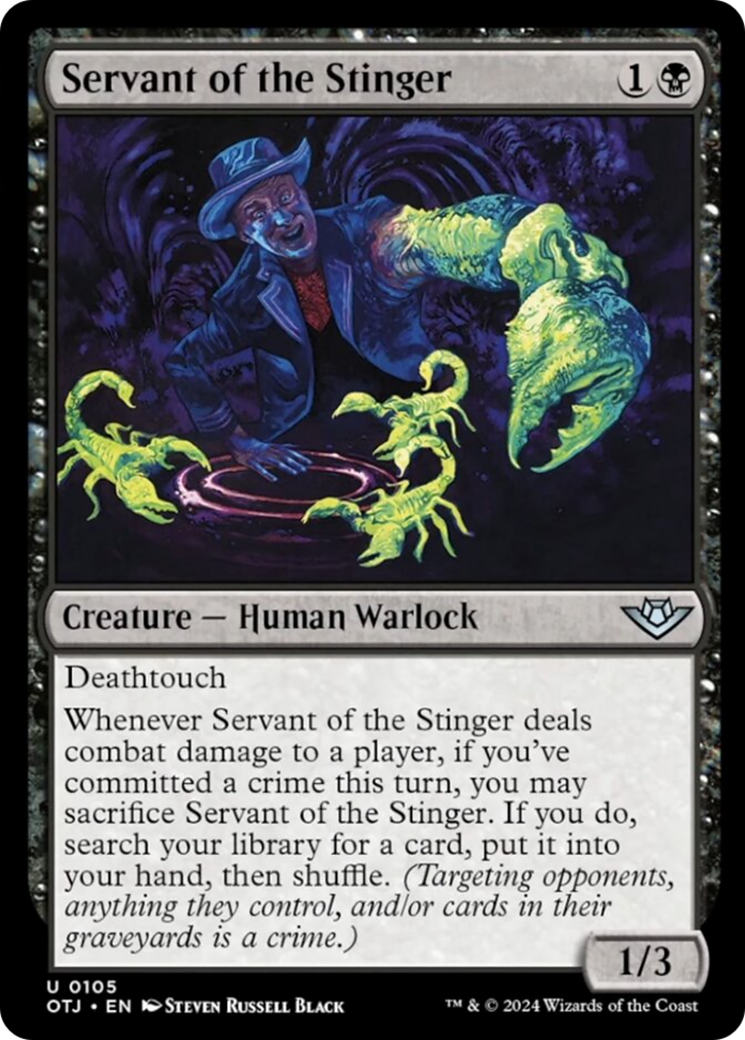 Servant of the Stinger [Outlaws of Thunder Junction] | Card Citadel