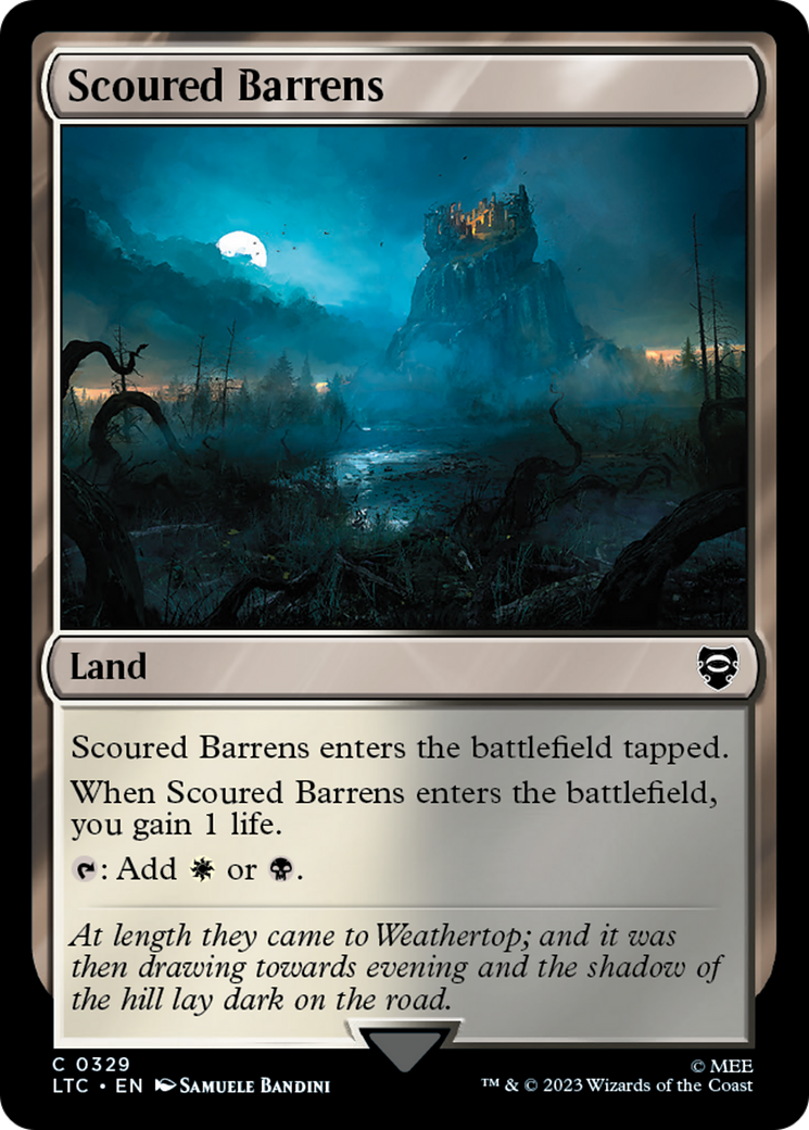 Scoured Barrens [The Lord of the Rings: Tales of Middle-Earth Commander] | Card Citadel