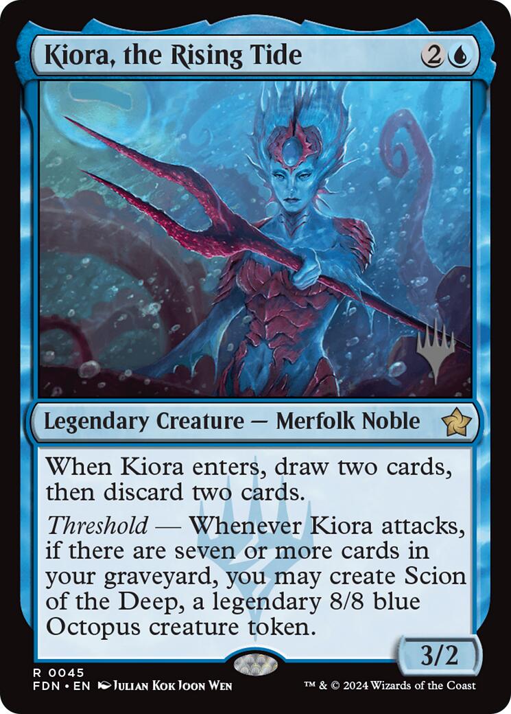 Kiora, the Rising Tide [Edge of Eternities Promo Pack] | Card Citadel