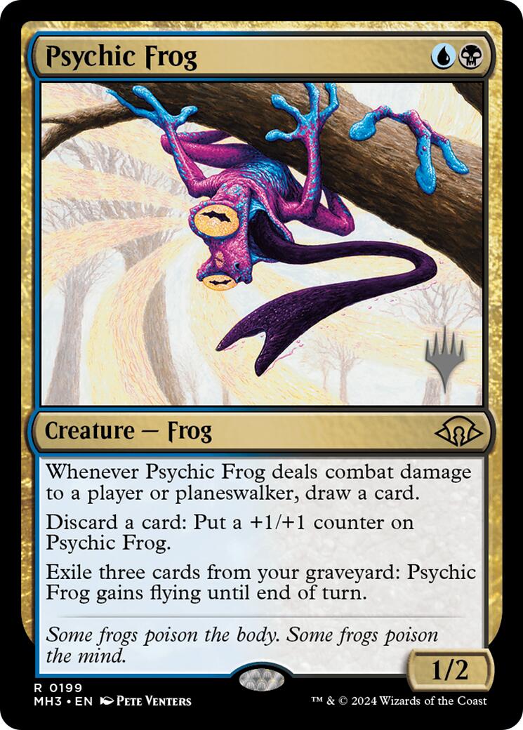 Psychic Frog [Edge of Eternities Promo Pack] | Card Citadel