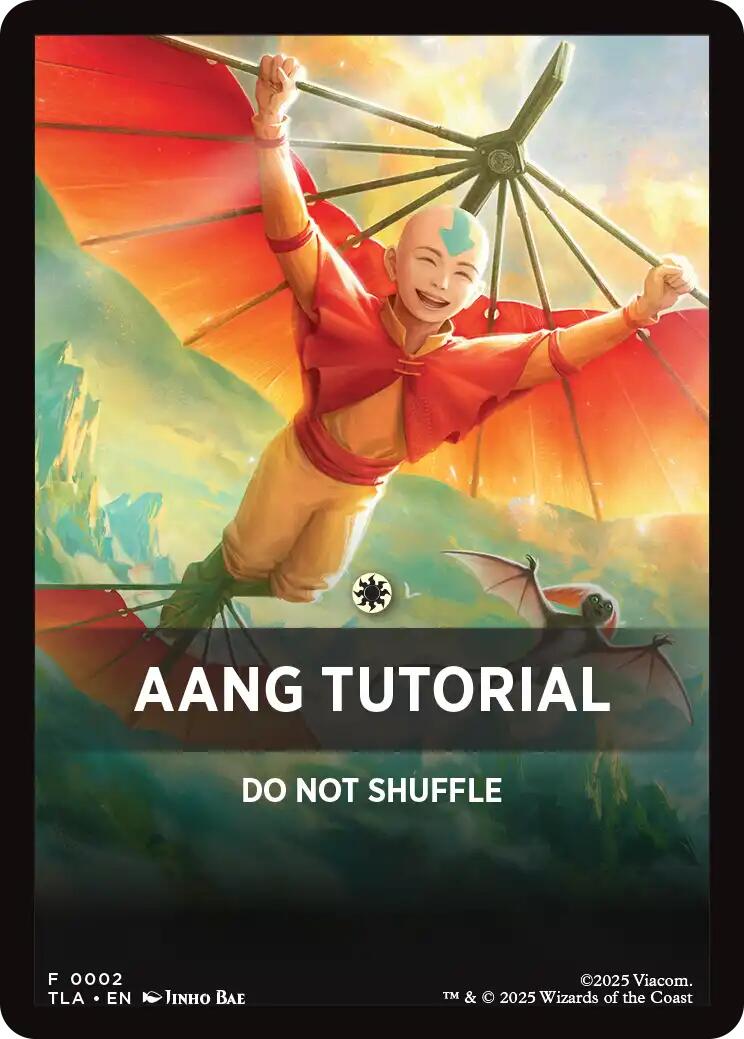 Aang Tutorial Theme Card [Avatar: The Last Airbender Tokens] | Card Citadel
