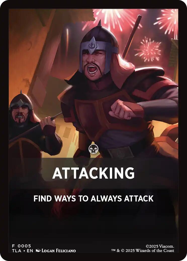 Attacking Theme Card [Avatar: The Last Airbender Tokens] | Card Citadel
