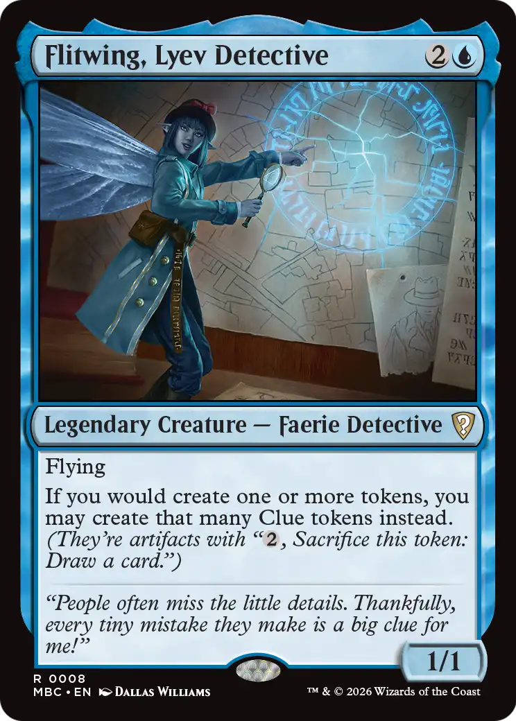 Flitwing, Lyev Detective [Mystery Booster: Commander Edition] | Card Citadel
