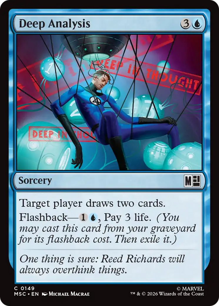 Deep Analysis (Surge Foil) [Marvel Super Heroes Commander] | Card Citadel