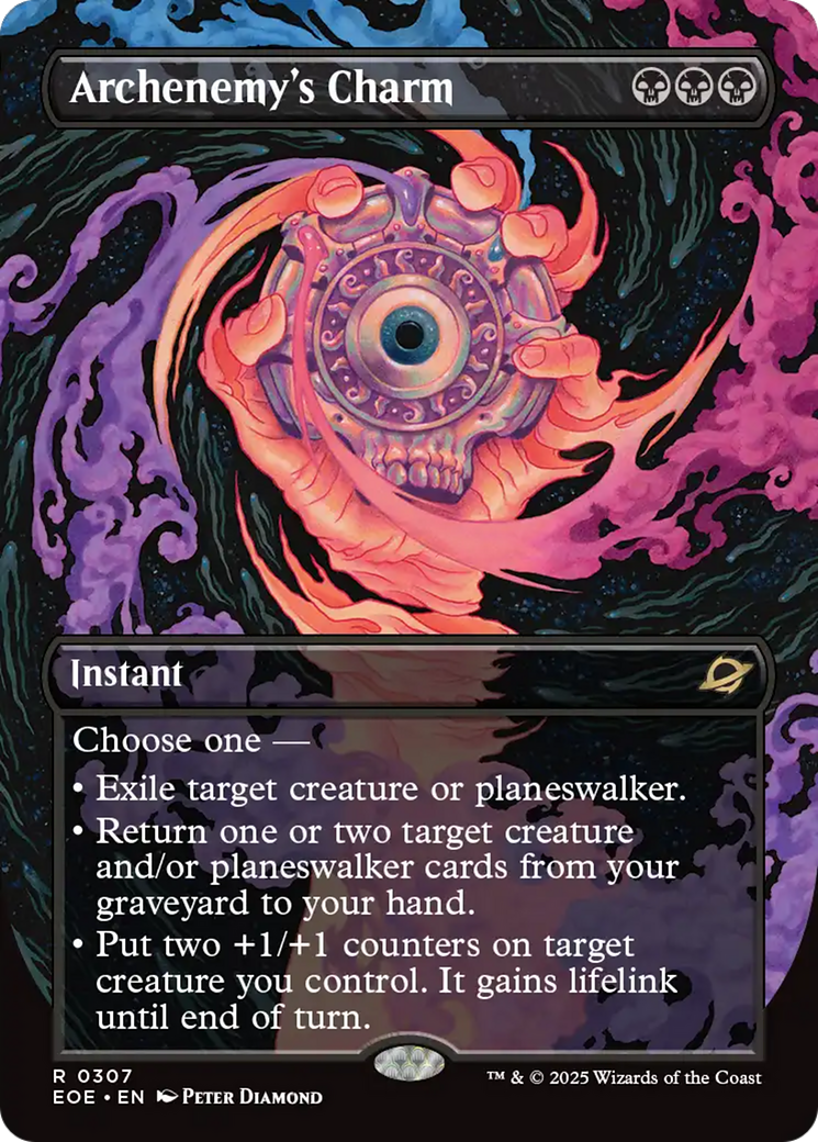Archenemy's Charm (Borderless) [Edge of Eternities] | Card Citadel