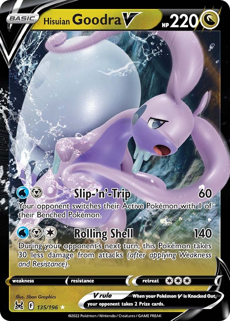 Hisuian Goodra V (135/196) [Sword & Shield: Lost Origin] | Card Citadel